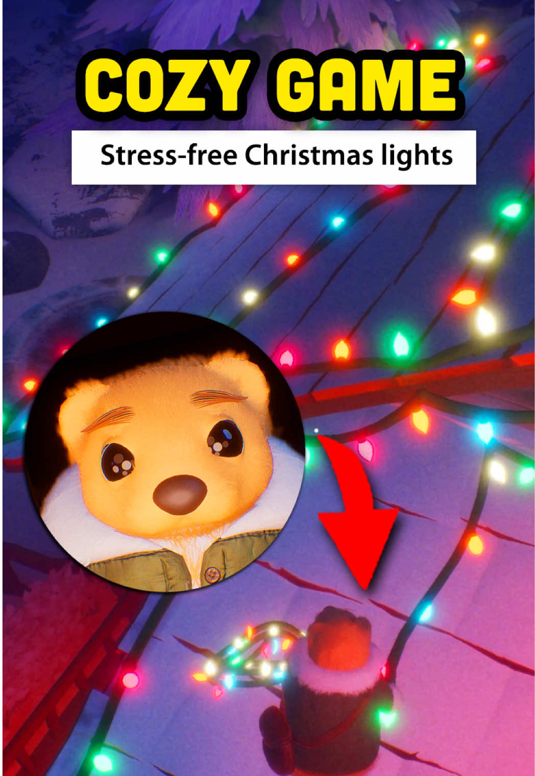 Try this game for free today! It’s so cute, it’s called 🎄Light Up The Town🎄 and it’s is a cozy, casual holiday game. You play as Bean, a precocious young ferret, and explore the town of Bellflower, Colorado as you hang up festive string lights around to spread holiday cheer.  🎅🏻Throwing up lights is easy and fun so you can focus on keeping it creative  🎄 Ten levels planned, first one is available  🎮 Full game releases November 28th (save this video so you don’t forget!) #christmasgames #trendinggames #girlgamer #indiegames  🏷️Video games you should play for the holidays, video games about Christmas, decorating games holiday gaming choices. Games you should play, solo games. Girl gamers 
