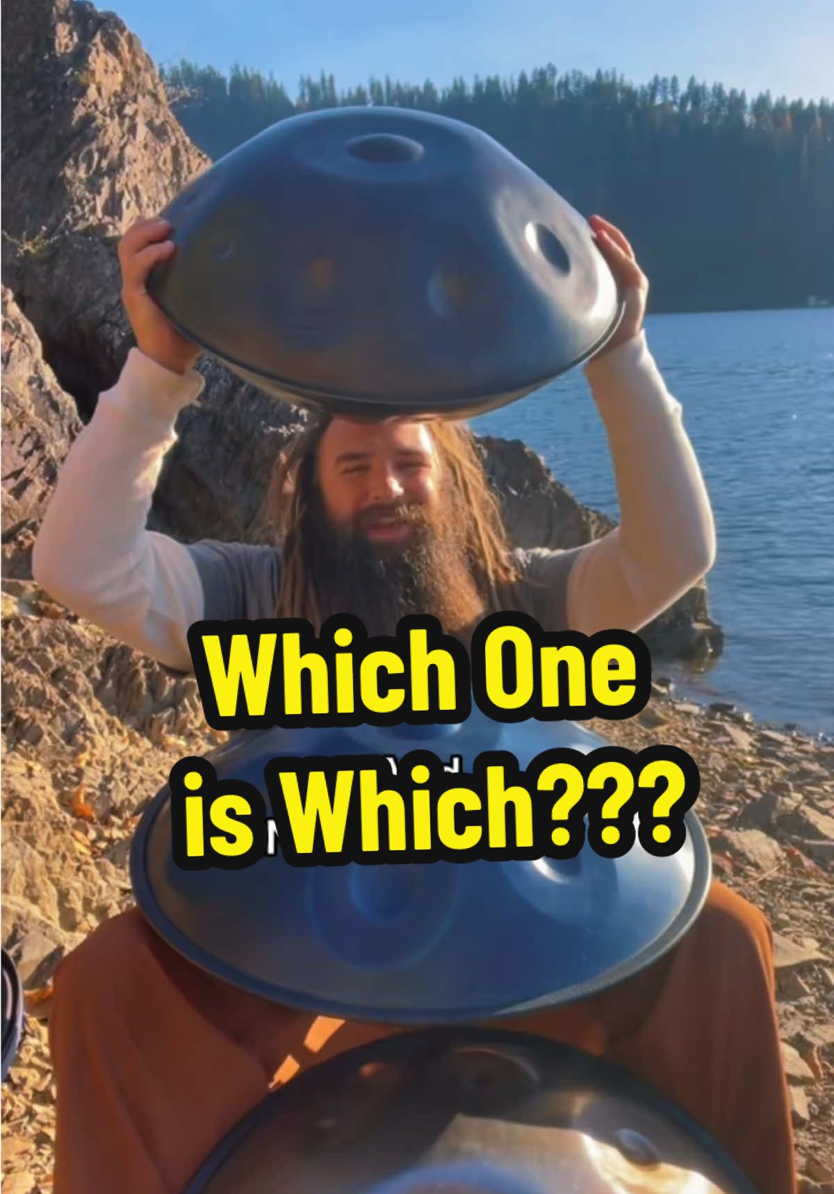 Which One is Which??? 🛸🤷‍♂️🛸 ……………………………………………………………………………………………………………………………………………………………………………… #handpan #cheap #expensive #instrument #music 