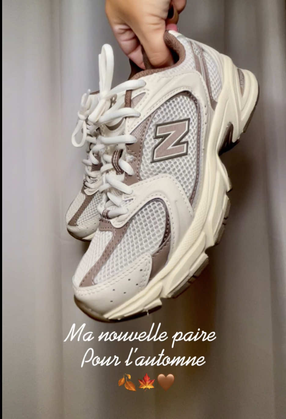 New balance pour l’automne 🍂🍁🤎 #sneakers #newbalance530 #trainers #autumn #pourtoi 
