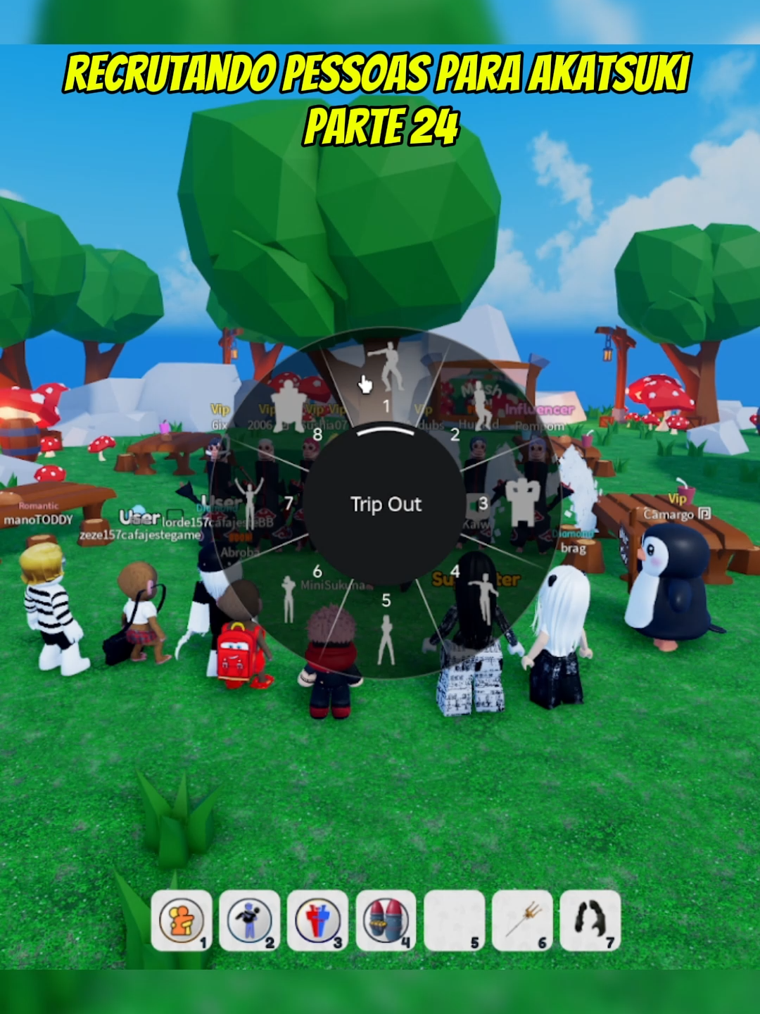 recrutando pessoas para Akatsuki no mushyo Parte | 24 #roblox #viral #flyp #foryoupage