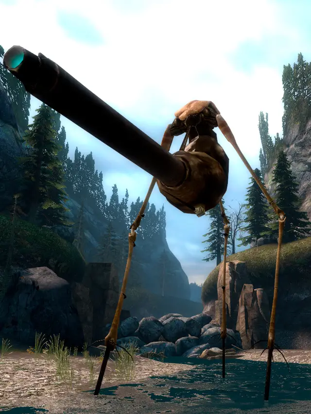 What if even a Strider could feel fear? (Half-Life 2) #halflife #halflife2 #halflifememes #халфлайф #халфлайф2 