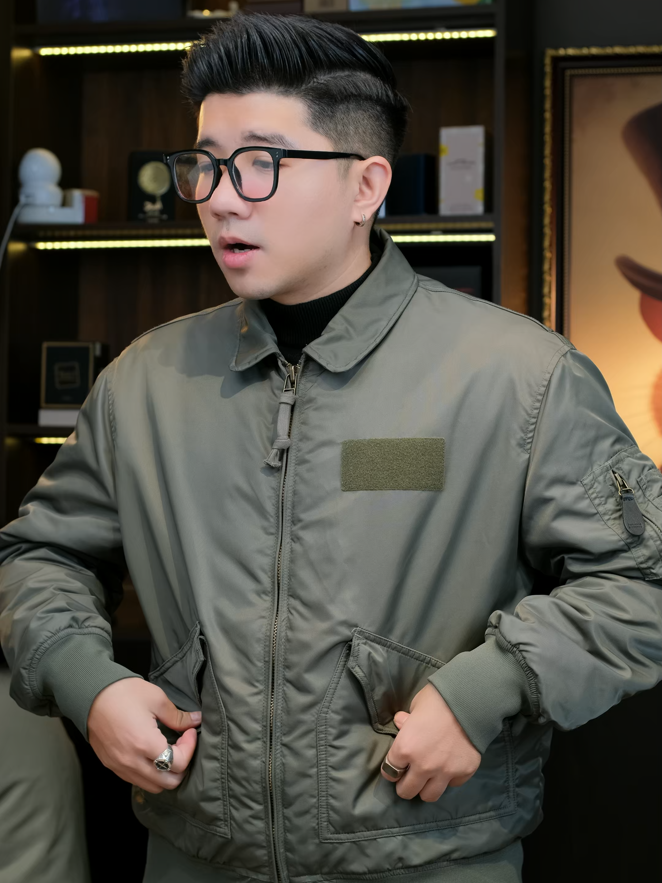 Áo khoác bomber dù pilot dày dặn trần phao chống nước #minhcuan #thoitrangnam #xuhuong #aobomber #aophao #aobombernam #aogiochongnuoc