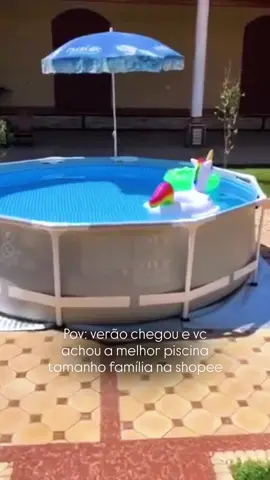 ☀️ Aproveite o calor com estilo e diversão na Piscina Intex 5000 Litros Estrutural, resistente, fácil de montar e perfeita para toda a família.  Garanta a sua agora e transforme seu quintal em um verdadeiro clube em casa! 🛒 #shopee #comprasnashopee #paravoce #viral #piscina 