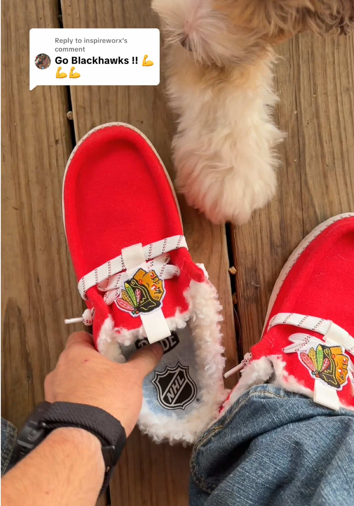 Replying to @inspireworx HEYDUDE x NHL® Collection — Slip-On Comfort Meets Team Spirit 🏒🔥 Show your team pride from head to toe with the HEYDUDE NHL® Collection! These lightweight, ultra-comfy slip-ons bring game-day energy wherever you go. Featuring official team logos, fur-lined interiors, and that signature HEYDUDE comfort you love. Perfect for tailgates, casual nights out, or repping your team every day. 🏒 Available in 10 NHL teams 🥿 Easy slip-on design 🚚 Free shipping on TikTok Shop #tiktokshopcreatorpicks  #tiktokshopcybermonday #tiktokshopblackfriday #NHL #HEYDUDEpartner @HeyDude 