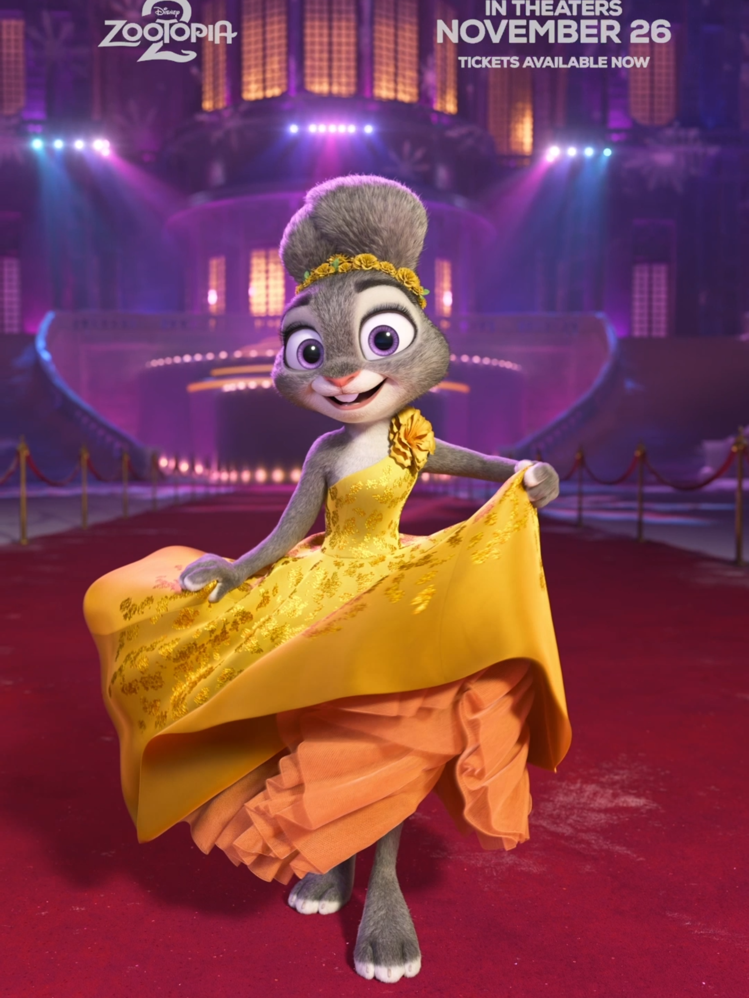 EXCLUSIVE: Judy Hopps shows off her un-fur-gettable look! #Zootopia2 only in theaters November 26!   🎟️: link in bio