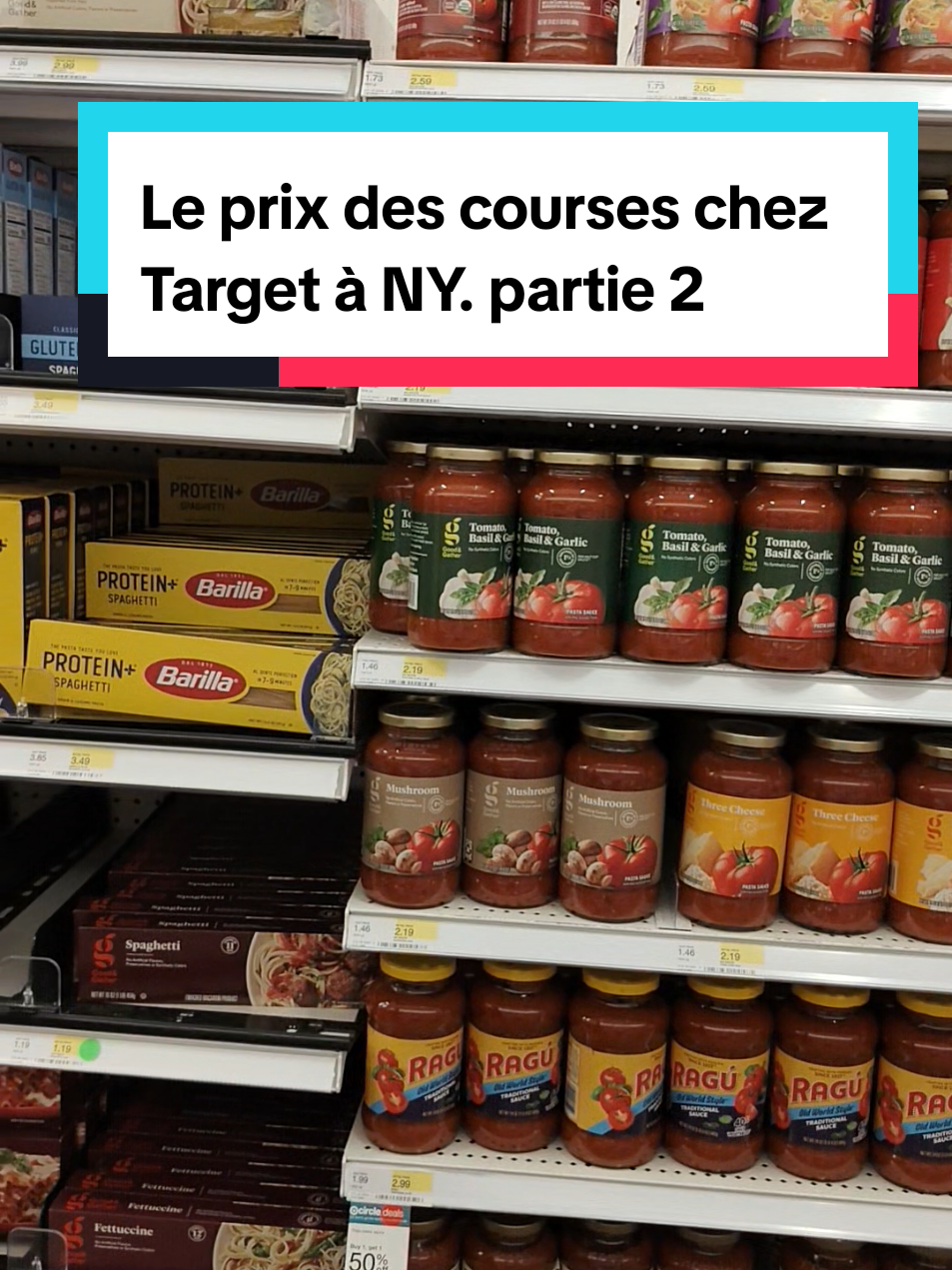 Replying to @b134dsf06jkl0 NON Target à New York ce n'est pas cher!!! 🎯 #mangerpascher #francaisauxusa #economiserdelargent #targetfinds #retourdecourse 