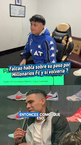 Falcao habla sobre su paso por Millonarios Fc y que fue un sueño cumplido 🥲 #falcao #radamelfalcao #millonariosfc #millos #colombia 