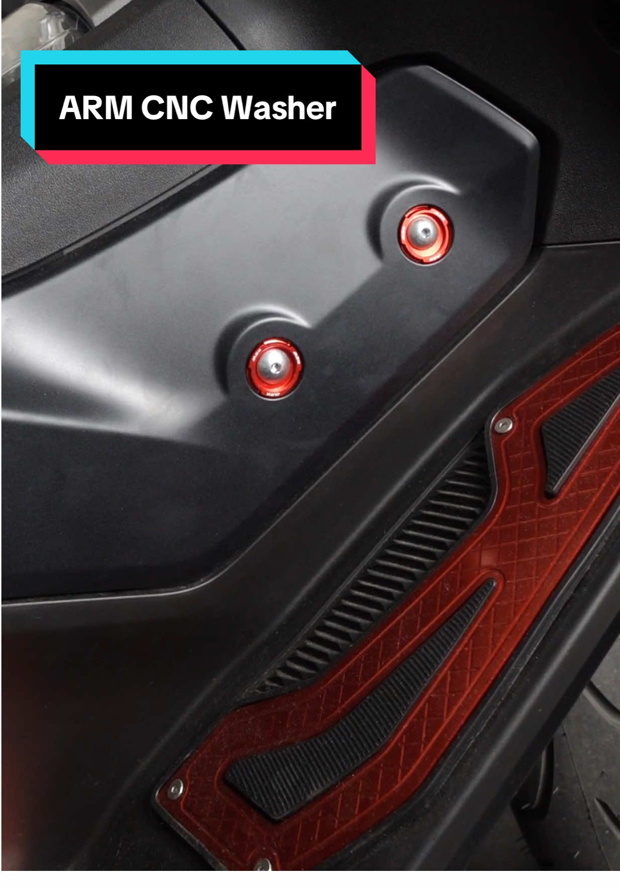 Arm Cnc Aluminum Washer (m6/m8/m10)  HIGH PRECISION & HIGH TOLERANCE #surfymotorcyclephilippines #arumi #motorcycletiktok #cnc #Motorsport 