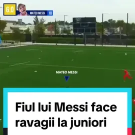 Fiul lui Messi face ravagii la juniori sub 10 Sursa: @NZO SPORTS #repost #prosport 