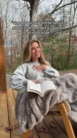 Jk we’ll be at the curb on Saturday but in the meantime we will be all cozied up in a cabin @Mykenna #girlstrip #girlsweekend #BookTok 