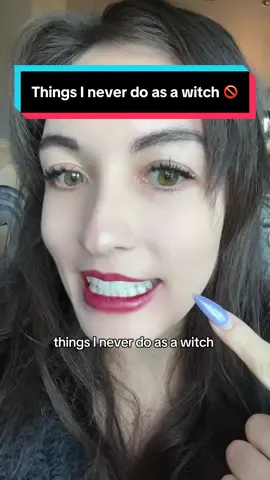 things I never do as a witch 🚫🧙‍♀️#witchtok #beginnerwitch #evileye #witch #libra
