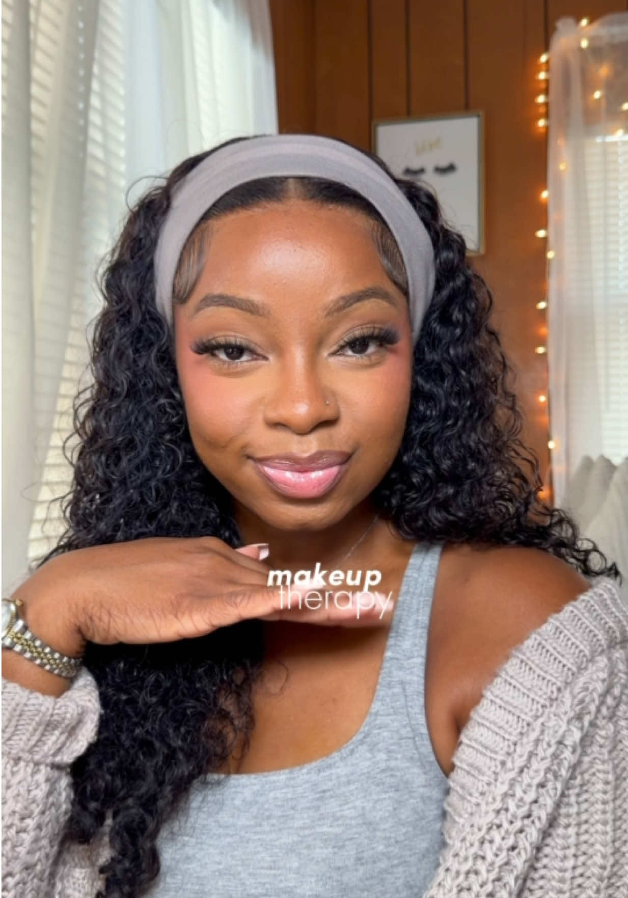 Some makeup therapy to cleanse your feed ⭐️ I think I’m slowly becoming a fan of more blush again, it just feels so girly pop 😭🎀 products used:  @NYX Professional Makeup brow glue gel  @Anastasia Beverly Hills brow wiz  @IT Cosmetics CC+ cream  @Tower 28 Beauty serum concealer  @Rare Beauty liquid blush  @Huda Beauty @hudabeautyshop e setting powder  @Sephora Collection micro smooth powder  @NARS Cosmetics laguna bronzer  @rarebeauty powder blush  @Lilly Lashes 3d faux mink lashes  @narsissist climax mascara  @maccosmetics crème d’nude lipstick & gloss  @Charlotte Tilbury airbrush setting spray  @DanessaMyricksBeauty yummy skin liquid blurring balm  #makeuptutorial #melaninmakeupdaily #makeuptherapy #nyccontentcreator #softglammakeuplook 