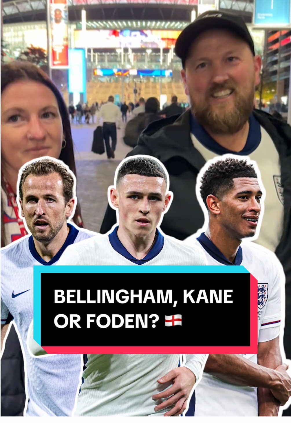 Jude Bellingham, Phil Foden or Harry Kane… who would you drop? 🤔  #England #Football #HarryKane #PhilFoden #JudeBellingham 