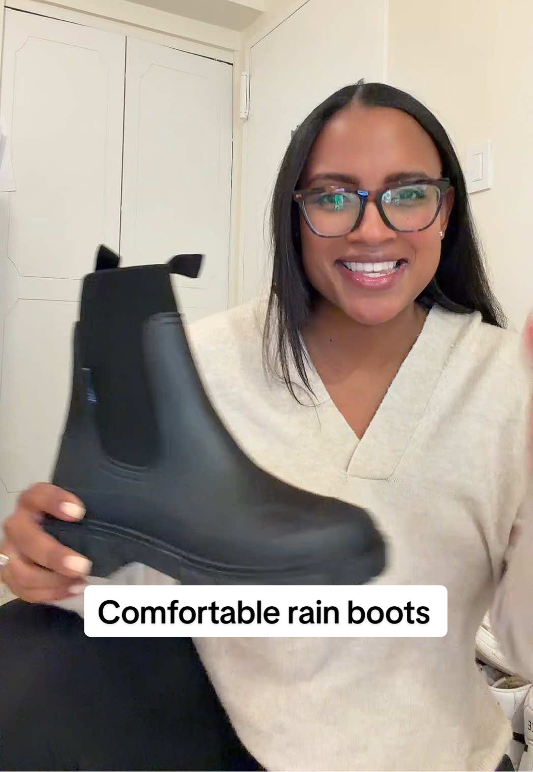 Comfortable | Light rain boots! #SuperBrandDayBFCM #TikTokShopBlackFriday #tiktokshopholidayhaul #blackfridaydeals #fashiontiktok 