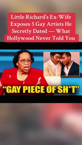 Little Richard’s Ex-Wife Exposes 5 Gay Artists He Secretly Dated — What Hollywood Never Told You #littlerichard #hollywood #celebrities #foryoupage 
