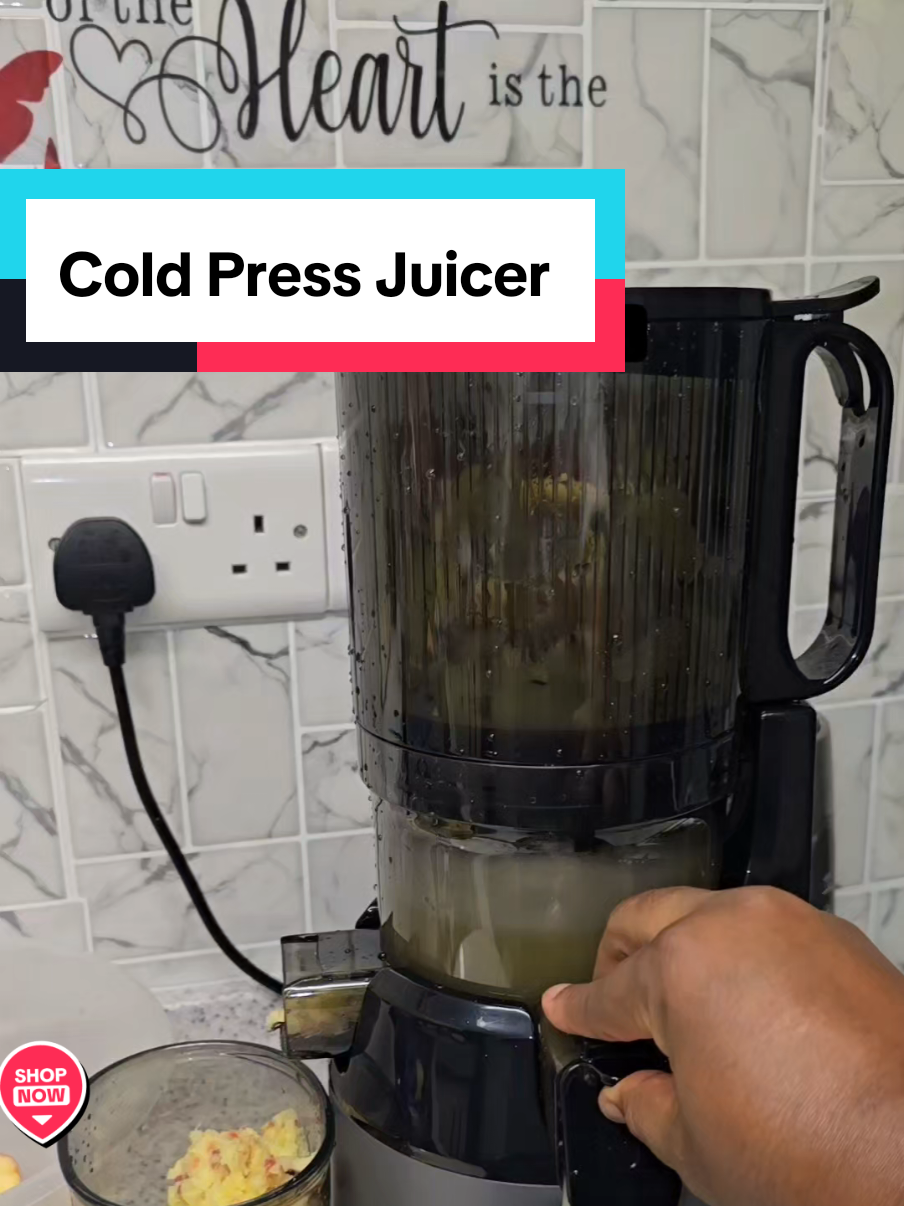 BioloMix Cold Press Juicer. It comes in with free shipping, tap on the yellow cart to order. #coldpressjuicer  #biolomixjuicer  #tiktokmademebuyit  #blackfridaysales 