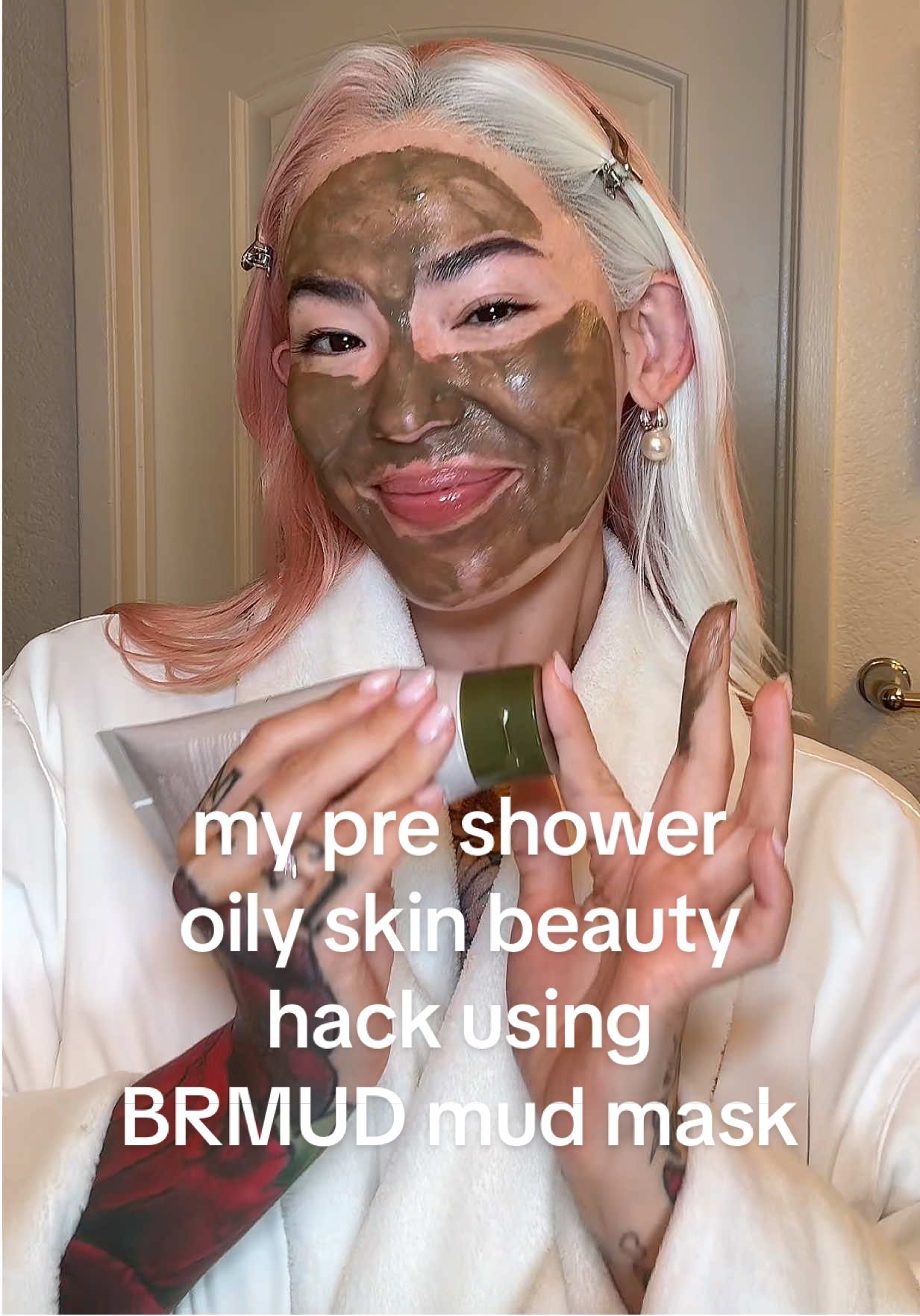 Have you tried this BRMUD mud mask before? #mudmask  #porecare #koreanskincare #oilyskincare #beautyhacks 