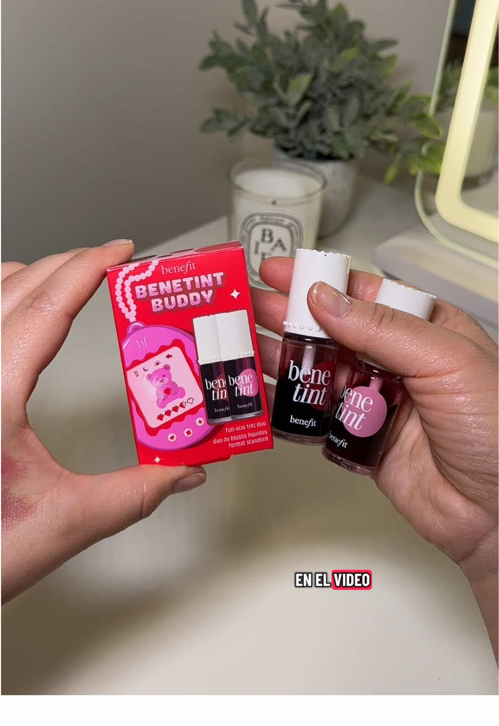 Set de tintas benefit ❤️ Benetint Buddy Full-size Benetint (Original Rose) Full-size Benetint (Dark Cherry) Transfer-proof lip & cheek stains @Benefit Cosmetics #benefitclubpink #benefitpartner  #giftset #giftsets #tiktokshopcreatorpicks  