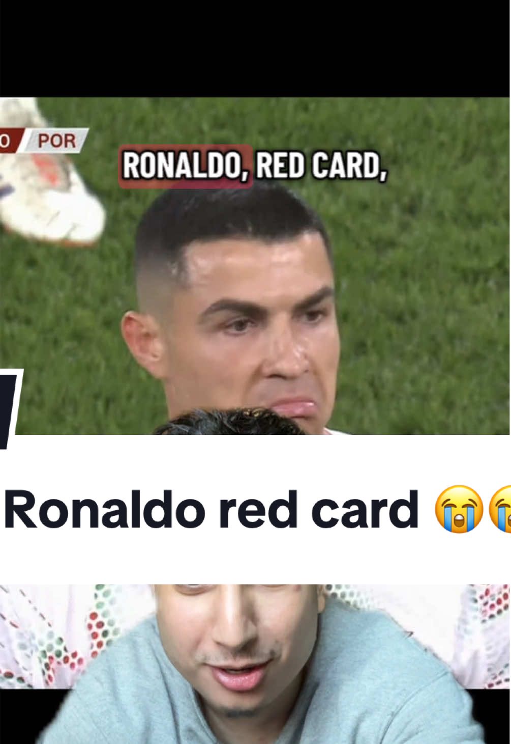RONALDO RED CARD OFF TO PIERS MORGAN 😭😭😭😭 #ronaldo #fyp #ishdafish5