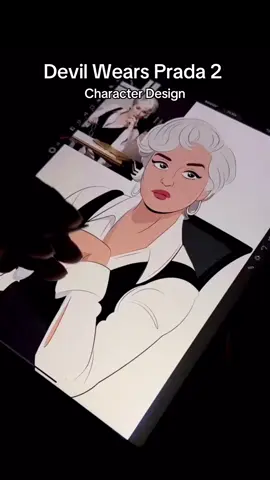 #devilwearsprada2 character design on #mirandaprestley #MerylStreep 