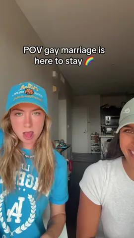 Guess I get to annoy her for the rest of our lives 😝#lgbt #wlw #fyp 