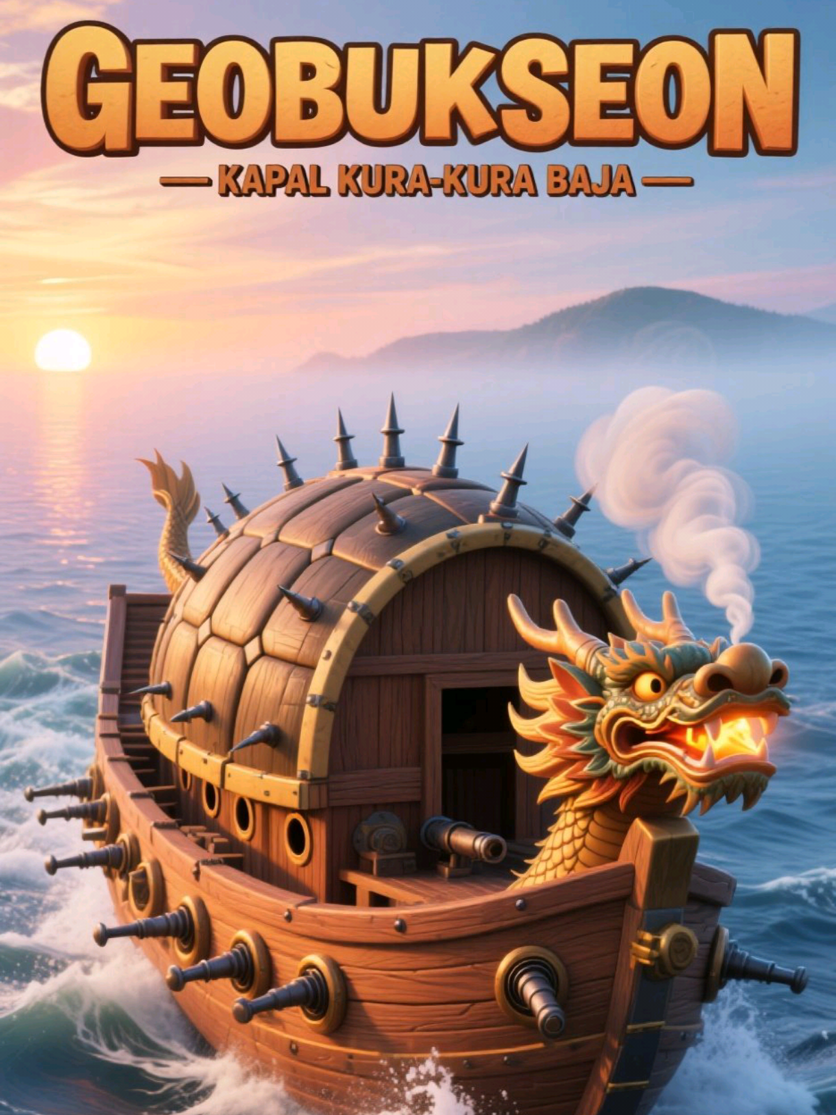 Detail Fakta Kapal Kura-kura” dari Korea, digunakan pada masa Laksamana Yi Sun-sin: --- 1. Atap Berduri Geobukseon memang memiliki atap tertutup untuk melindungi awak dari panah dan panah api. Namun paku besi besar seperti tombak tidak dipasangkan setinggi yang sering digambarkan. Yang ada adalah pancang pendek atau paku tajam yang cukup untuk mencegah musuh menginjak dan melompat ke dek, tetapi tidak sebesar tombak panjang. --- 2. Lubang Tembakan di Sisi Kapal Kapal ini memiliki banyak lubang meriam (gunports) di sekeliling sisi kapal. Dari sinilah mereka bisa menembakkan meriam hwacha dan senjata api lain ke berbagai arah. Desain ini membuat kapal dapat menyerang sambil tetap tertutup, sehingga lebih aman dari proyektil musuh. --- 3. Kepala Naga di Haluan Geobukseon memiliki patung kepala naga di bagian depan. Fungsinya beragam: Mengeluarkan asap dari campuran belerang atau senyawa lain → untuk menyamarkan pergerakan kapal. Intimidasi psikologis terhadap musuh. Ada kemungkinan digunakan sebagai tempat menembakkan meriam kecil. --- 4. Biaya dan Kompleksitas Pembuatan Geobukseon memang mahal dan rumit dibuat, karena: Struktur tertutup yang lebih kokoh dari kapal biasa. Mekanisme asap dan dekorasi naga. Senjata dan meriam yang banyak jumlahnya. Karena itu, hanya sedikit yang benar-benar dibuat dan digunakan, meskipun sangat efektif. --- 5. Efektivitas dalam Perang Geobukseon sangat terkenal dalam Perang Imjin (1592–1598). Kapal ini sering berhasil merusak formasi armada Jepang, terutama dalam pertarungan jarak dekat. Kombinasi perlindungan, daya tembak, dan kemampuan manuver menjadikannya salah satu kapal perang paling inovatif di masanya. #faktamenarik #faktaunik #sejarah #foryoupage #fyp