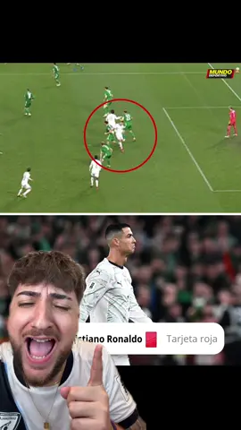 EXPULSIÓN DE CRISTIANO RONALDO #tiktokfootballacademy #ronaldo #portugal 