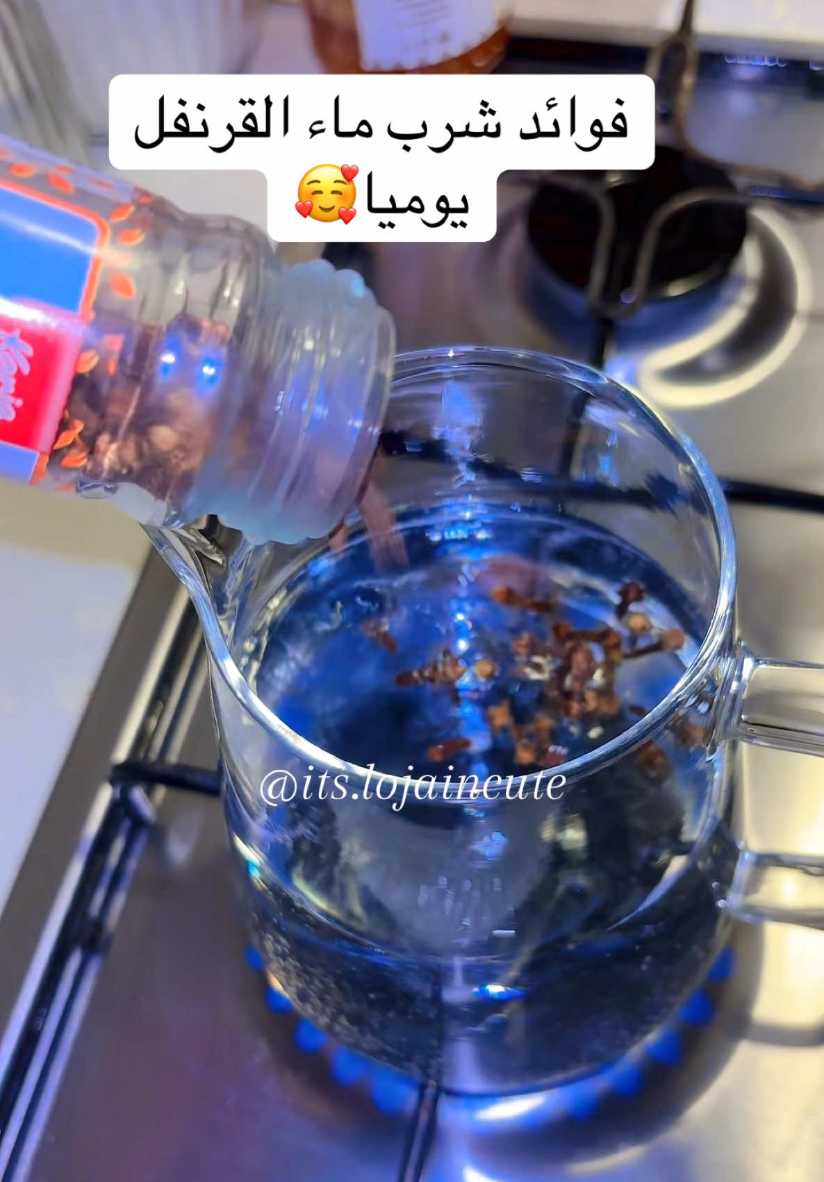 فوائد شرب ماء القرنفل يوميا #فواءد #القرنفل #خلطات_طبيعية #اعشاب #itslojaincute 