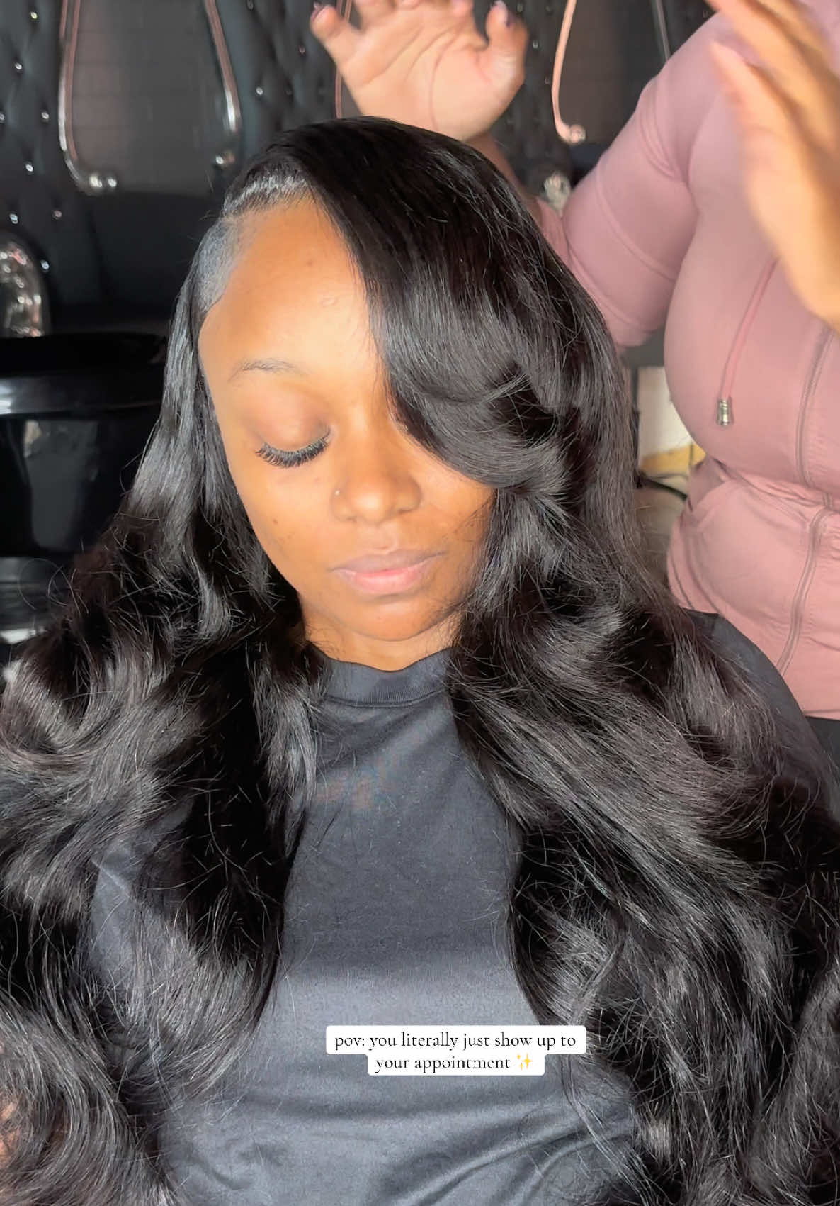 Hair included installs >> #charlottehairstylist #nchairstylists #sewin 