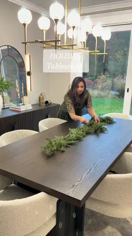 Easy and elegant holiday tablescape #christmasdecor #holidays #amazonfinds 