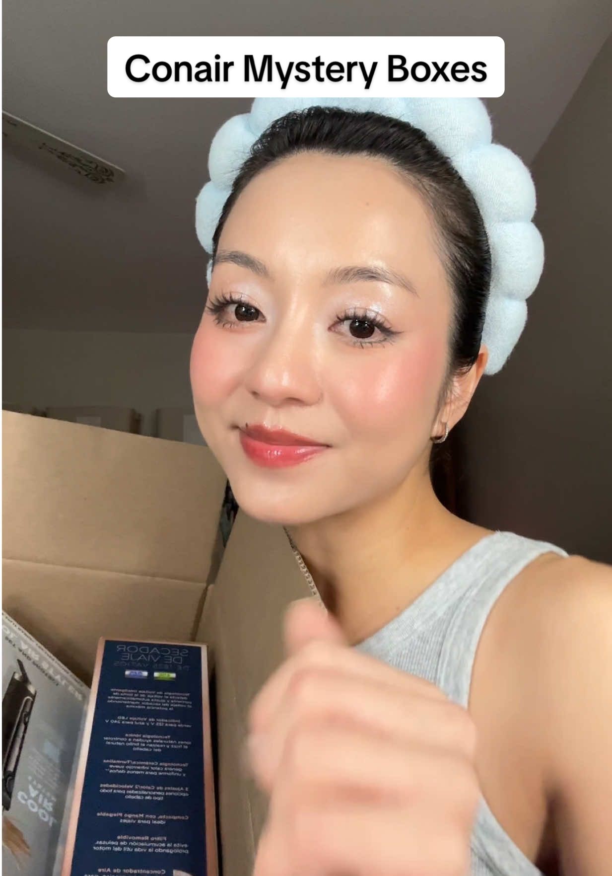 @Conair Haircare is coming in hot with these mystery boxes for this holiday 🎁🎄  #conairmysterybox #hairtools #tiktokshopblackfriday #tiktokshopcybermonday #TikTokShopCreatorPicks  