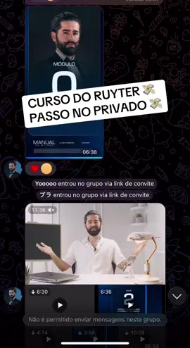 ❌NO MEU GRUPO EU LIBEREI FREE ❌ #Ruyter #cursodoruyter #cursogratisruyter #cursoonline #cursodoruyter