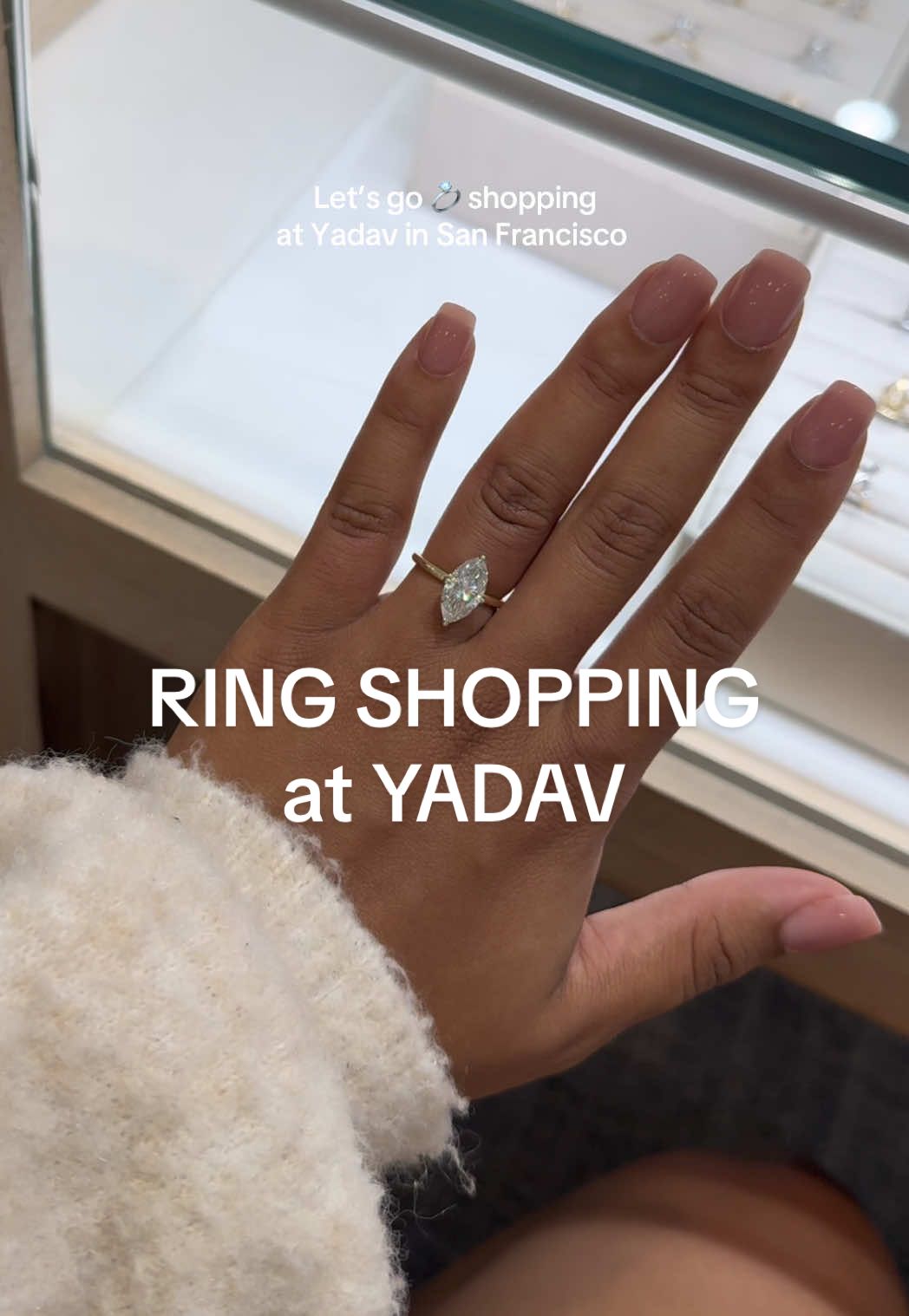 Had some fun @Yadav Diamonds and Jewelry 🤭 💍 #engagementring #sanfranciscolife #diamondring #ringshopping #engagementrings 