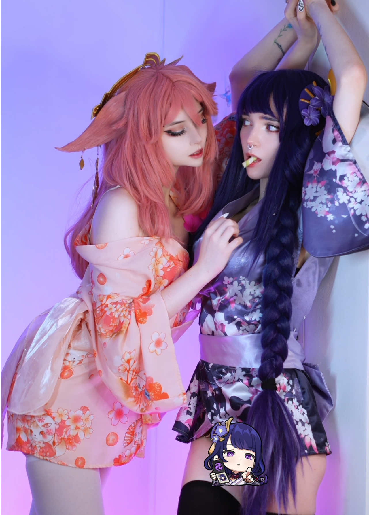 Wtf is going on 🤨 @AstasiaDream ♡ Astasiangel #cosplay #yaemiko #raiden #genshinmemes #genshincosplay 