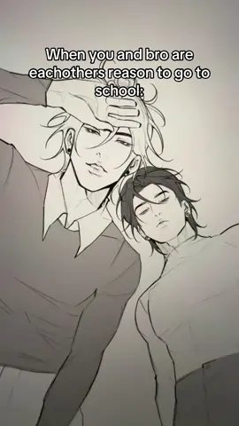 I need my bro there for perfect attendance. When you and bro are eachothers reason to go to school #foryoupage#fyp#fypシ#fypシ゚#digitalart