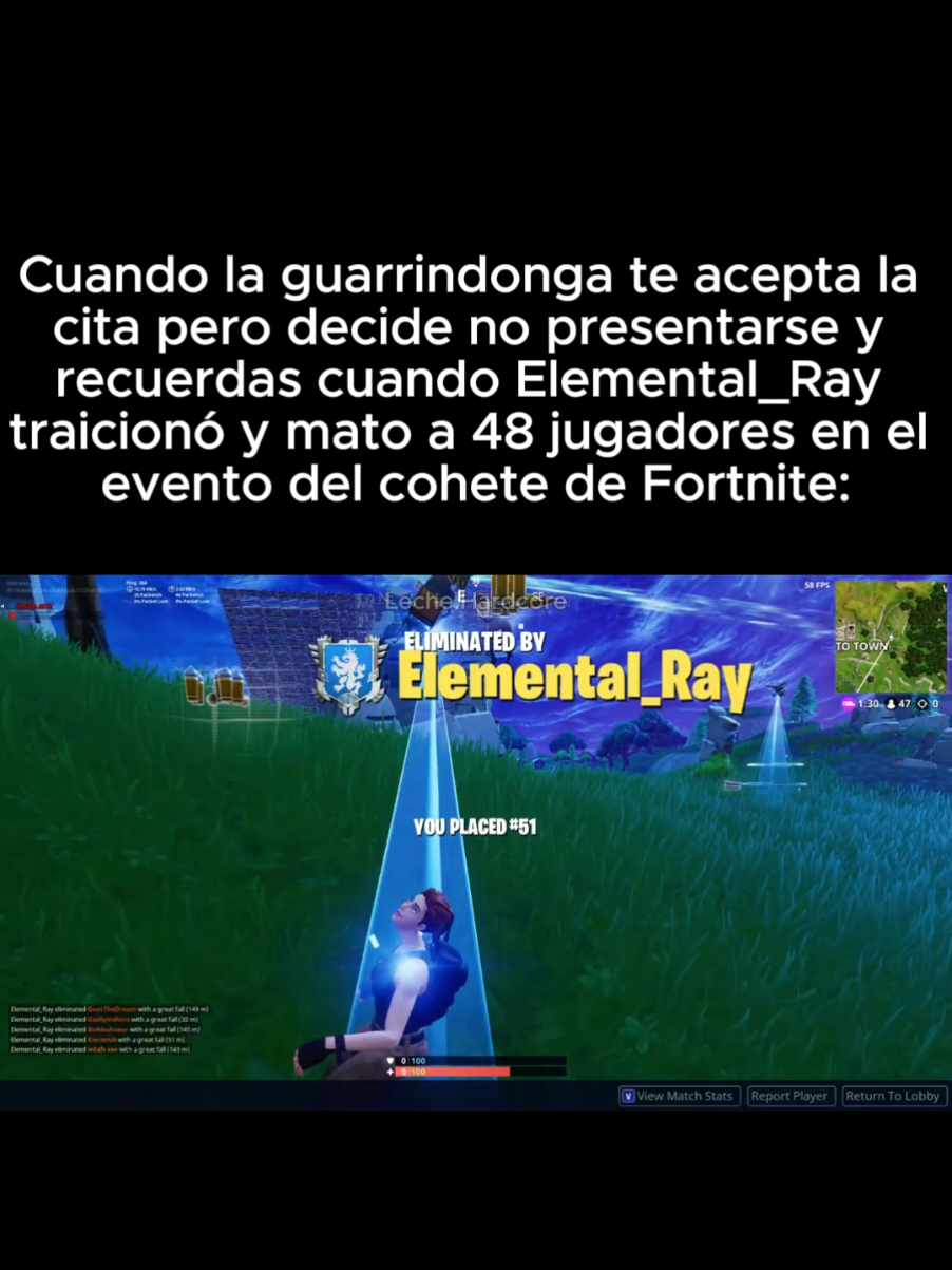 Cuando la guarrindonga te acepta la cita pero decide no ir: #shitpostenespañol #fypviralシ #fortnitememes #parati #fyp 