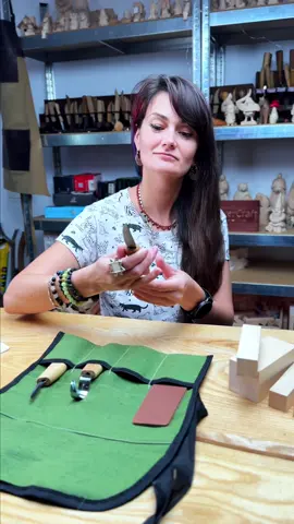 Anna’s back and learning fast… but did she survive the chaos?😅#WoodCarvingForBeginners #BeaverCraft 
