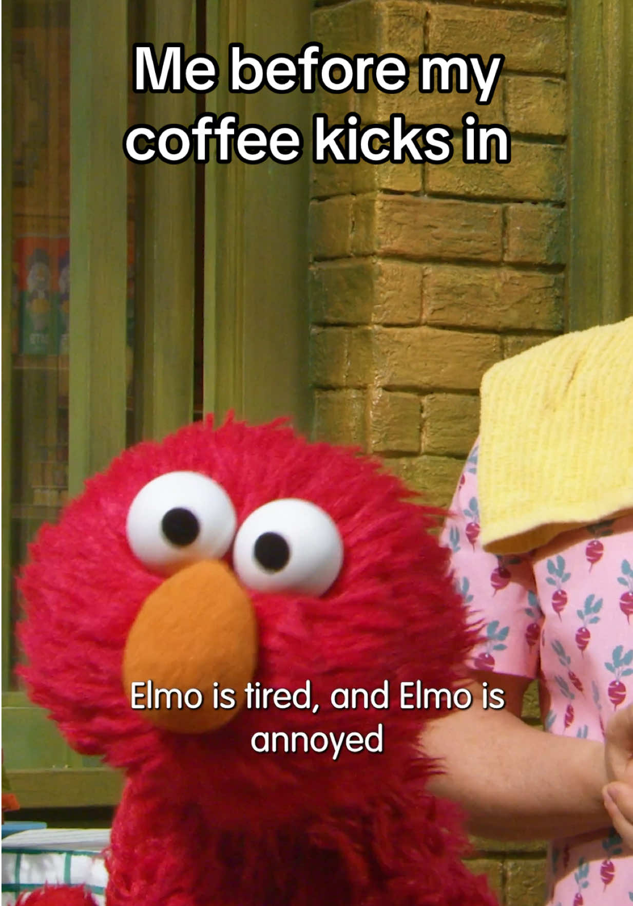 All it takes is one inconvenience. 📺: @Netflix & @PBS KIDS #sesamestreet #elmo 
