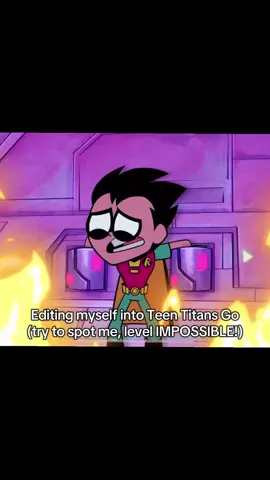 try to spot me🤣🫱 ib: @Miguel #satire #teentitans #editing #obvious #funny 