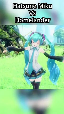 Can HATSUNE MIKU BEAT HOMELANDER?! #shorts #meme #theboys #homelander #hatsunemiku #vocaloid 