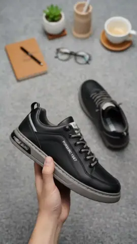 Akhirnya nemu sepatu casual keren harga promo!🔥 Sneakers hitam ini cocok buat kerja, kuliah, jalan santai sampai sport ringan. Desain elegan, nyaman dipakai, dan kualitas IMPOR! 🤩 Buruan ambil sebelum kehabisan #sepatupria #sneakershitam #sepatucowokkeren #sepatuimpor #sepatuharian 