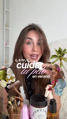 #comocuidartupelo en verano 🌴🍑⭐️ para que tengan un pelazo :)💛 #haircare #hairstyle #longhair #fyp 