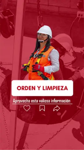 Orden y limpieza clave para mantener la seguridad #sst #riesgo #ssoma #accidente #prevencion 