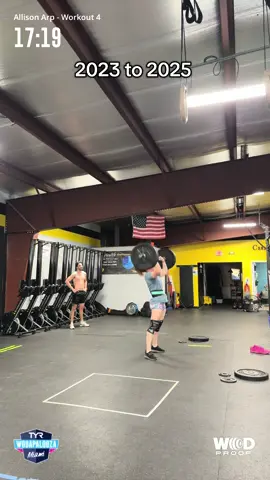 2023 to 2025, 1 RM to 3 RM, 20# more for my 3 RM than 1 RM in 2023 🤪 #fyp #foryoupage #GymTok #crossfit #fitnesstok 