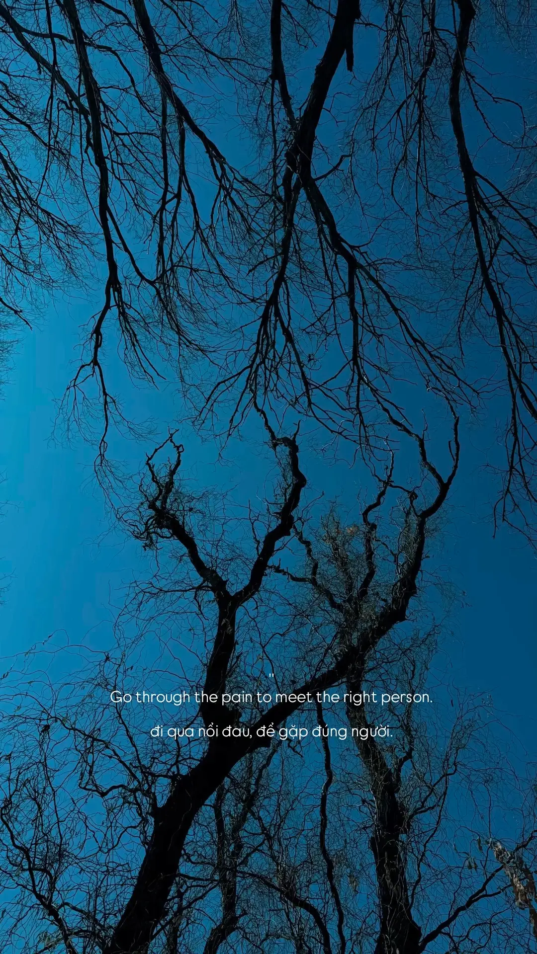 Go through the pain to meet the right person...