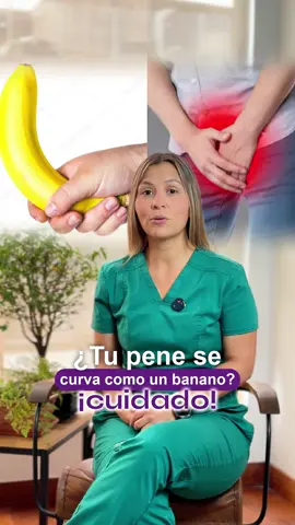 Si tu erección se curva y duele 🍌😣, podría tratarse de la enfermedad de Peyronie, una condición donde se forman placas de cicatrización que generan una curvatura anormal del pene. Esta enfermedad es progresiva y puede avanzar rápido, incluso hasta dificultar la penetración. Si notas cualquier curvatura o cambio, consulta pronto 🩺. Soy la Dra. Vanessa Mosquera, y estoy aquí para acompañarte en tu salud Urológica