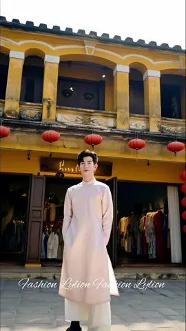 Áo dài nam Hỷ Châu chất liệu gấm tafta cao cấp đứng form dày dặn #thoitrangnu #aodaiVietNam #aodainam #fashionlylion  #aodaicachtan 