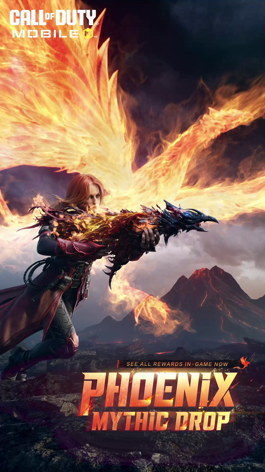 From ashes to dominance 🐦‍🔥 Rise with the Mythic JAK-12, available now in the Phoenix Mythic Drop!