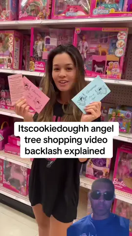 @Itscookiedoughh Itscookiedoughh angel tree shopping video backlash explained #itscookiedoughh #angeltreeprogram #angeltreeshopping #angeltreehaul #angeltreegifts 
