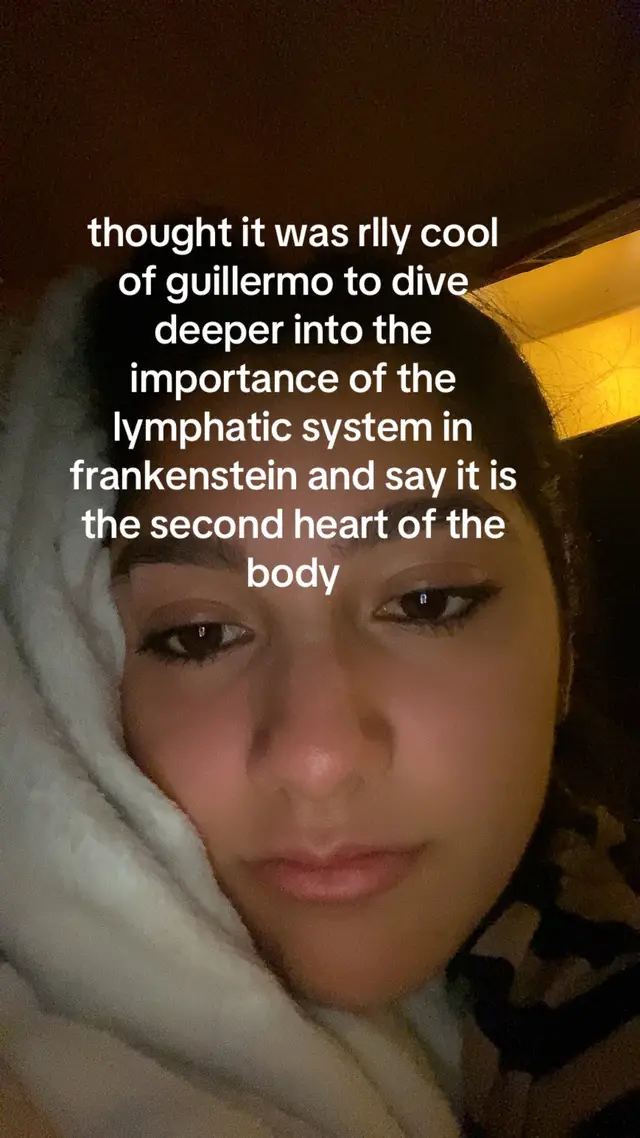 it was literally the spark to bring the creature to life. lymphatic system so underrated in western medicine. #frankenstein #chronicillness #guillermodeltoro 